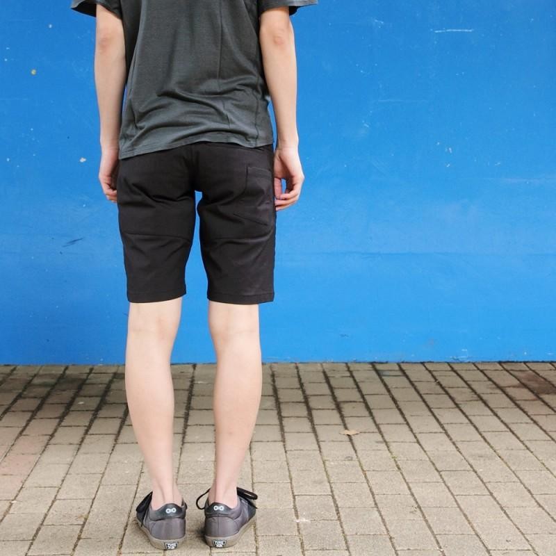 スワーブ SWRVE durable cotton Cigarette Shorts Black デュラブル