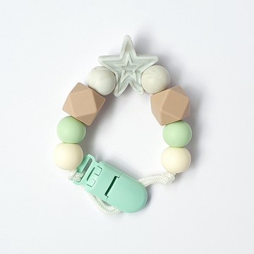 客製化 9顆 無字 星星 奶嘴鏈