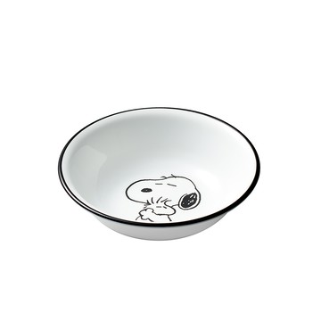 Corelle Brands 史努比 復刻黑白300CC沙拉碗