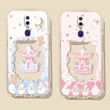 旋轉木馬適用于OPPOA9手機殼oppoA9x全包新款保護套女款透明軟殼直邊簡約防摔潮牌個性創意薄款