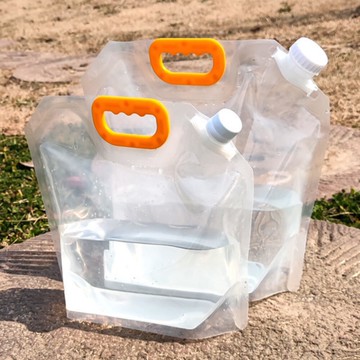 gk205c摺疊水袋 5l 露營 儲水袋 水袋 塑料袋 折疊袋 手提 蓄水袋 裝水袋 分裝袋 登