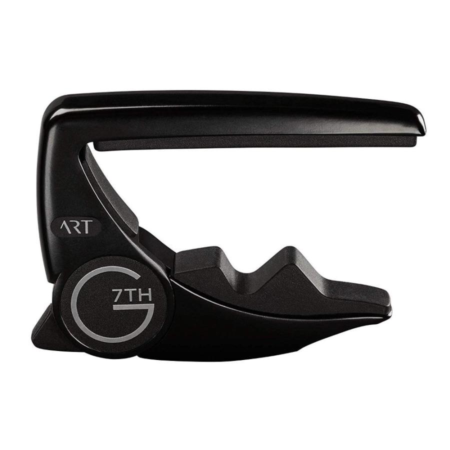 G7th Performance ART Capo String, Satin Black Bundled with MXR Pa