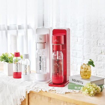 MATURE美萃 GURU450領袖系列氣泡水機一支氣瓶組-(兩色可選)