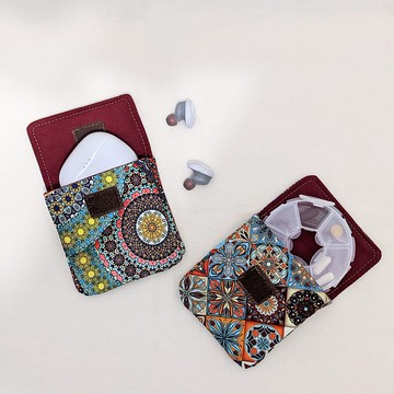 魔鬼氈小方包|鑰匙包|棉棉包|耳機袋|隨身小物收納