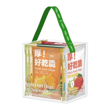 好乾脆臺灣脆果乾7入禮盒_芒果/鳳梨/香蕉/芭樂/橘子/西瓜/蕃茄各1 聖誕交換禮物推薦