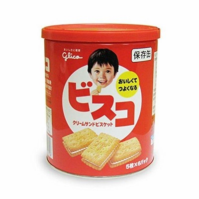 ビスコ保存缶 クリームサンドビスケット