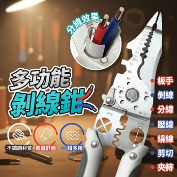 【現貨速發🔥隔日到貨】多功能鋼絲鉗 多功能剝線電工鉗 21合1  老虎鉗 電工鉗 鋼絲鉗 電工鉗 尖嘴鉗 斜嘴鉗