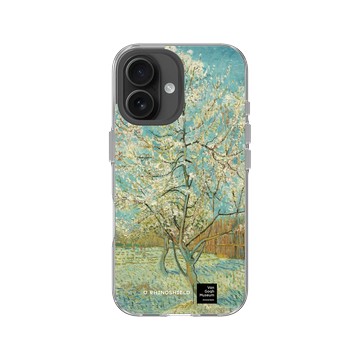 iPhone 16 Clear 透明 - Van Gogh Museum - 盛開的桃花