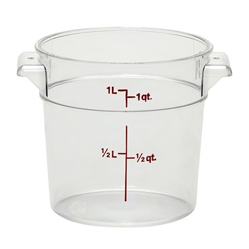 CAMBRO 圓形盒 Ø15.4x12.7cm NSF認證 耐溫-40~99℃  900ml  1個