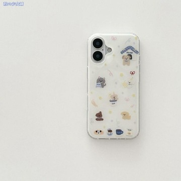 IMD軟萌小狗適用iPhone17/16/15蘋果13/14手機殼14PRO爆款11/12