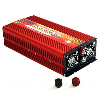 戶外電源 大功率逆變器 車載電瓶轉換 汽車備用電源聰芯廠家直銷2000W紅色大功率修正波逆變器