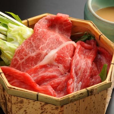 ふるさと納税 日高町 熊野牛モモしゃぶしゃぶ用500g