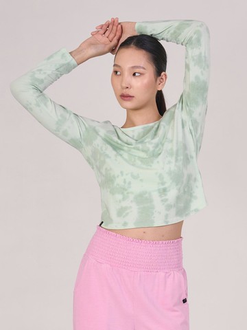 Back Twist Long Sleeve Cover-up [GREEN] (OZS1156)
