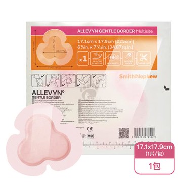 【史耐輝】矽膠愛力膚敷料X1包 17.1x17.9cm/片(1片/包-關節活動處用)