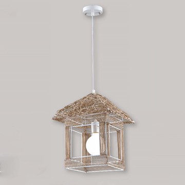 E27手工藤編吊燈 B106-48-93107