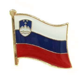 Slovenia 斯洛維尼亞 國旗國旗紀念別針 國徽胸徽 遊學出國 國家胸徽 國旗配飾 國家徽章 收藏用