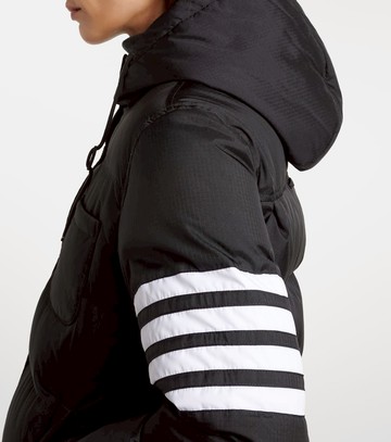 Thom Browne 4-Bar hooded quilted down jacket
