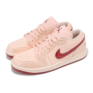 休閒鞋 Wmns Air Jordan 1 Low SE 女鞋 粉紅 紅 情人節 AJ1 果凍勾勾 HF3174-600