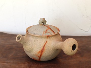 備前燒 急須・織部燒 k1-095