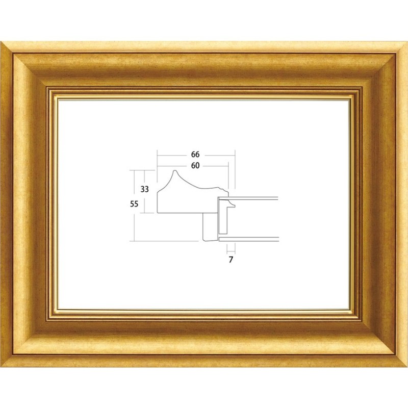 額縁 油絵/油彩額縁 UVカットアクリル付 8117 F30号 ゴールド 金 - アート用品