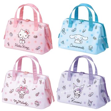 小禮堂 SKATER 三麗鷗 梯形保冷便當袋(大) KGA1 (坐姿款) Kitty 美樂蒂 酷洛米 大耳狗