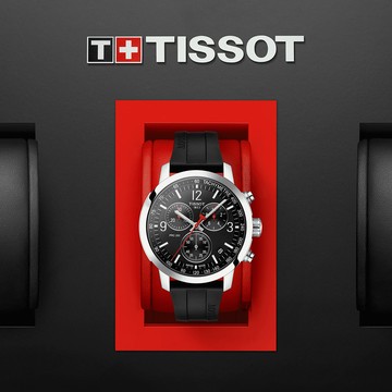 TISSOT 天梭 T-Sport系列 PRC200 競速三眼計時腕錶 T1144171705700