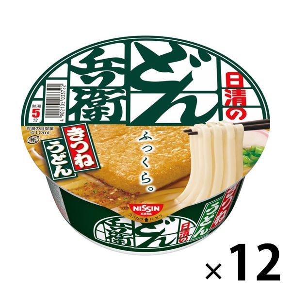 日清食品日清のどん兵衛　きつねうどん　東日本　96g　 1セット（12食）　日清食品　カップ麺