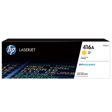 HP 黃色原廠碳粉匣 / 個 W2042A 416A
