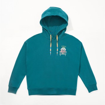 Lee 女款 101+系列刺繡 Oversize 寬鬆版 帽T | 101+