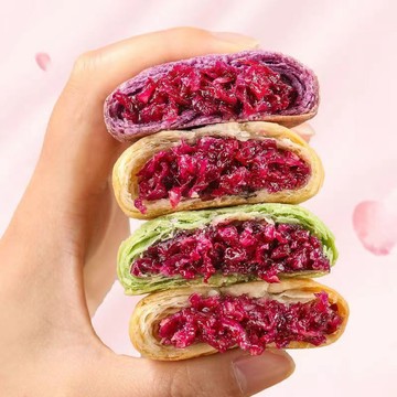 🍬新品可出！ 新品小時發貨 鮮花餅 玫瑰餅 糕點早餐 正宗經典鮮花餅玫瑰餅零食小吃糕點早餐
