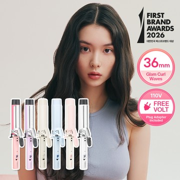 vodana Glamwave Curling Iron FV 36mm (6 Options)