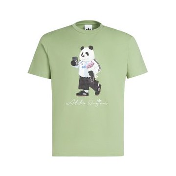 Adidas Dorophy Tee 3 男款 女款 綠色 亞規 寬鬆 T恤 熊貓 休閒 短袖 IB7068