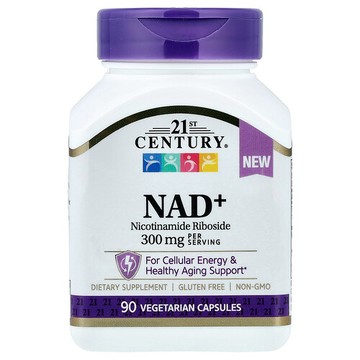 21st Century, NAD+，90 粒素食膠囊（每粒膠囊 100 毫克）