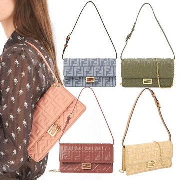 FENDI 芬迪 Baguette 專櫃$55,200 翻蓋鍊帶兩用包-多款可選