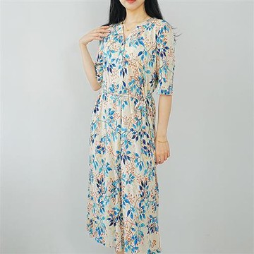 【米蘭精品】現貨+預購 頂級法式長裙絲質洋裝冰絲連身裙緞面裙絲綢A字裙-針織小V收腰短袖女裙子3色74lt99