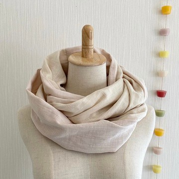 日本製造 Soft Dreamy Snood 混色桃奶香草奶