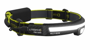 Liteband PRO1500 Multi-Beam Personal LED Headlamp 1500 Lumen 210-Degree Wide-Beam Plus 500 Lumen Focused Beam Mode 3400