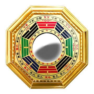 風水化煞 鎮彩八卦凸鏡(小)-12cm  FA-3306-1  1個