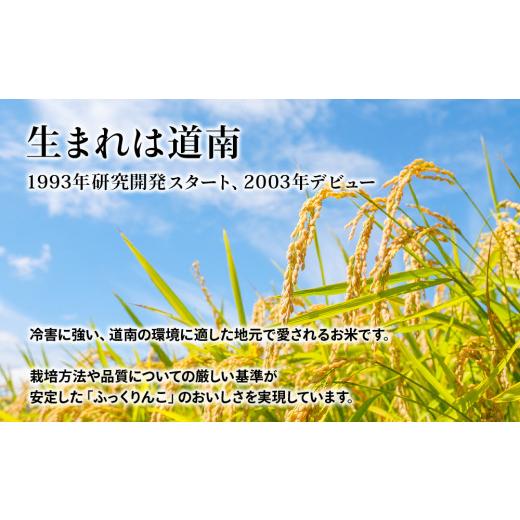 ふるさと納税 北海道 知内町 知内産 ふっくりんこ10kg×3回　JA新はこだて