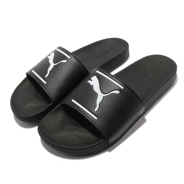 Puma 拖鞋 Leadcat FTR Comfort 男女鞋 基本款 夏日 外出 輕便 百搭 情侶鞋 黑 白 38067301