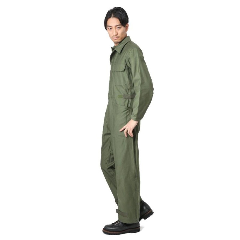 実物 新品 米軍 COTTON SATEEN カバーオール TYPE 1 #2 つなぎ 