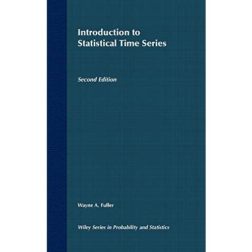 Introduction to Statistical Time Series (Wiley Series in Probability and Statistics)