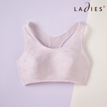 蕾黛絲-Step 1 保護型冰牛奶紗曉女生 S-EL中背心 粉紫｜D21-426 OK