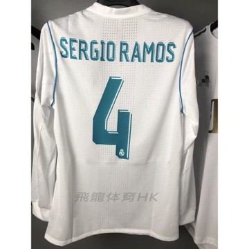 2017-18皇馬主場7號C羅11號貝爾10號德里奇4拉莫斯足UETEEY球衣服