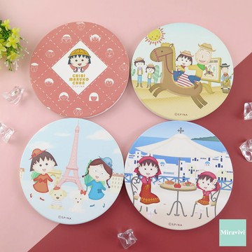 櫻桃小丸子-陶瓷杯墊