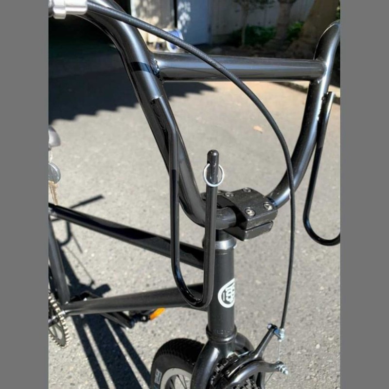 BMX マットブラック（ノーパンク自転車 FUN EASY BMX 24インチ