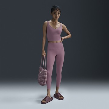 NIKE 耐吉 修身 高腰 瑜珈 訓練 九分褲 女運動緊身褲-紫粉色 AS W NK DF ZENVY HR 7/8 TGHT-DQ6016523