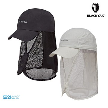 BLACKYAK 韓國 SAHARA護頸遮陽棒球帽(兩色可選)| IU代言品牌 遮陽帽 運動配件 透氣 |BYEB1NAG03