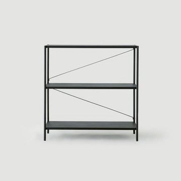 伊登快組鐵製三層架90 黑