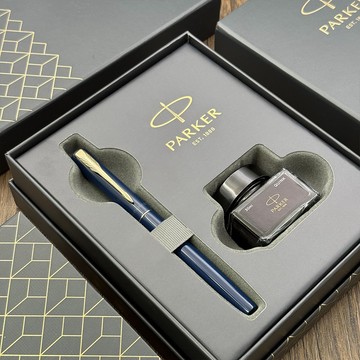 PARKER 威雅XL系列 原野綠（限定）鋼筆 真皮筆套組